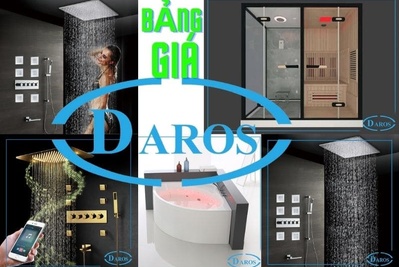 Bảng giá thiết bị vệ sinh Daros mới rẻ nhất tháng 04/2026
