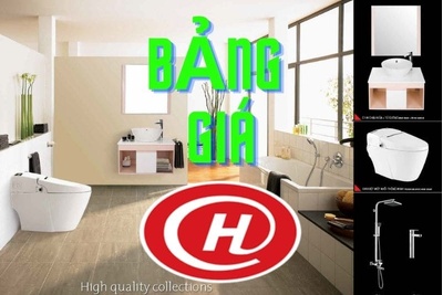 Báo giá thiết bị vệ sinh Hảo Cảnh HC mới nhất tháng 04/2026