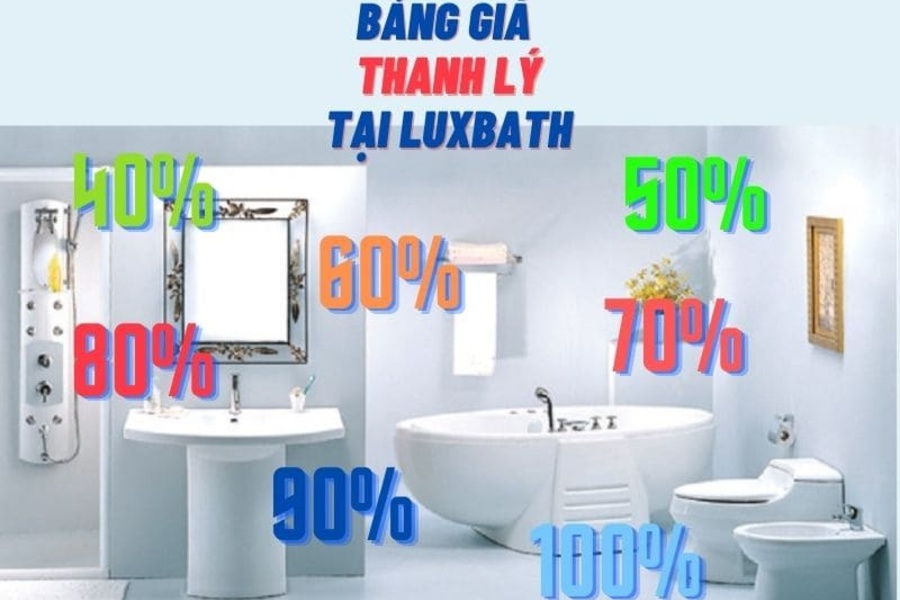 Bảng giá thanh lý thiết bị sệ sinh rẻ nhất tháng 07/2026
