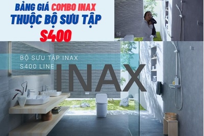 Bảng giá combo Inax thuộc bộ sưu tập S400 tháng 4/2024
