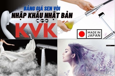 Bảng giá vòi sen nội địa Nhật Bản KVK rẻ mới nhất tháng 04/2026