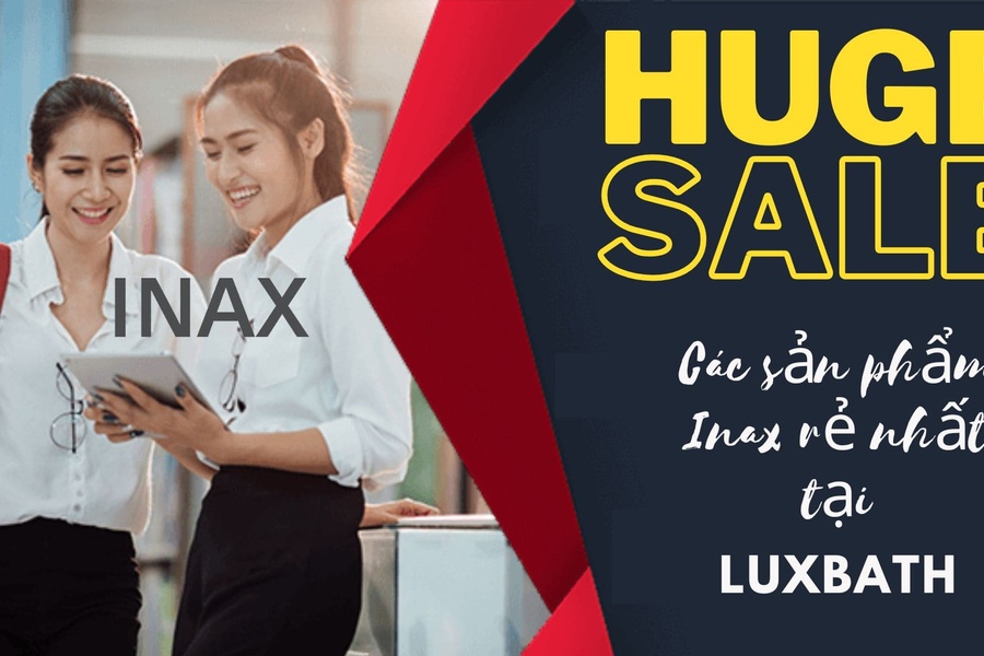Bảng giá Inax rẻ nhất thị trường tại Luxbath tháng 4/2024
