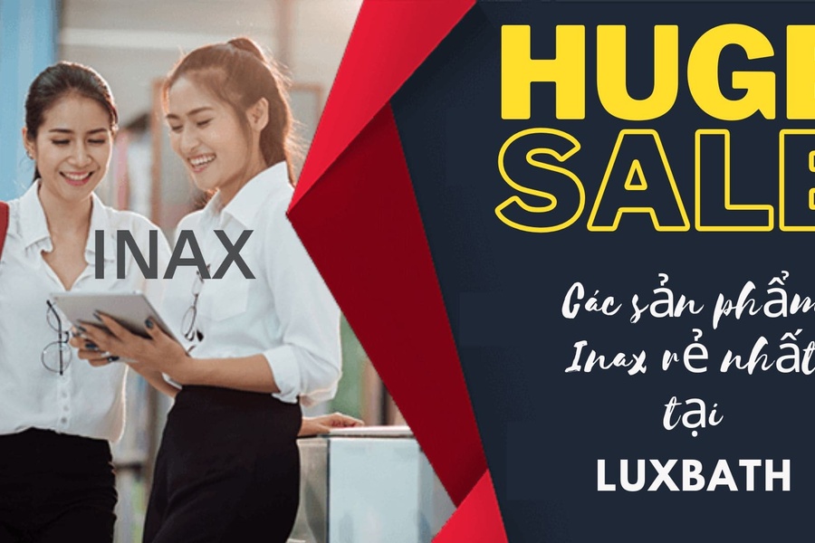 Bảng giá Inax rẻ nhất thị trường tại Luxbath tháng 04/2026