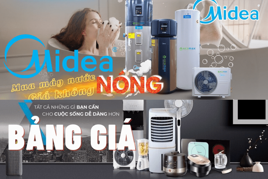 Bảng giá thiết bị gia dụng Midea mới rẻ nhất tháng 04/2026
