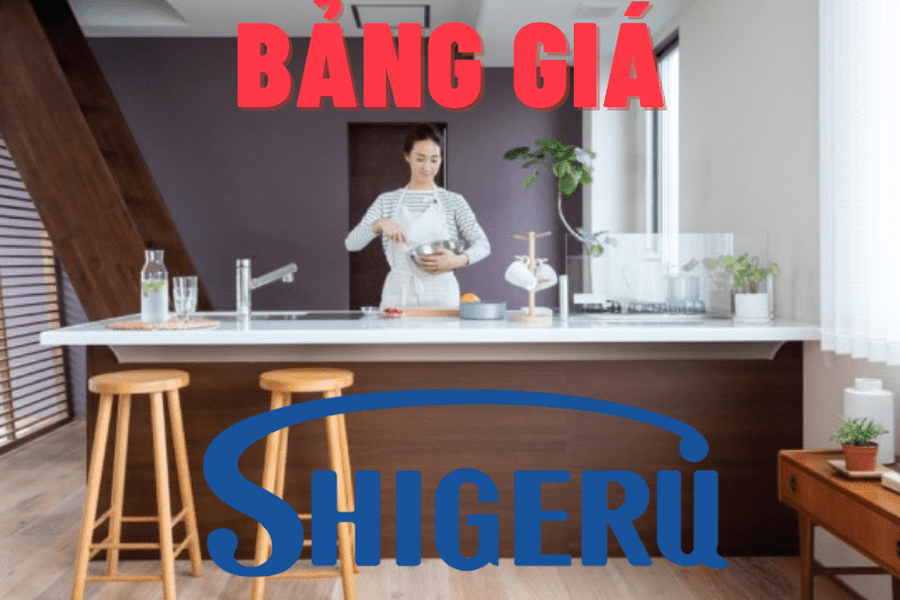 Bảng giá chậu rửa bát Shigeru Nhật Bản mới nhất tháng 04/2026