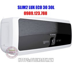 Bình Nóng Lạnh Ariston Slim2 30 Lux Eco 30 Lít Ngang