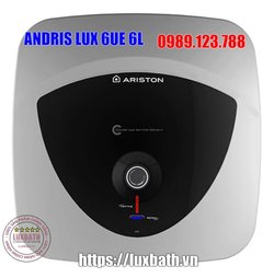 Bình nóng lạnh Ariston Lux 6 UE 6 Lít Cấp Nước Dưới (Lắp trên tủ)