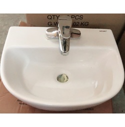 Chậu rửa mặt treo tường, đặt bàn Saguaro Jade 3 lỗ