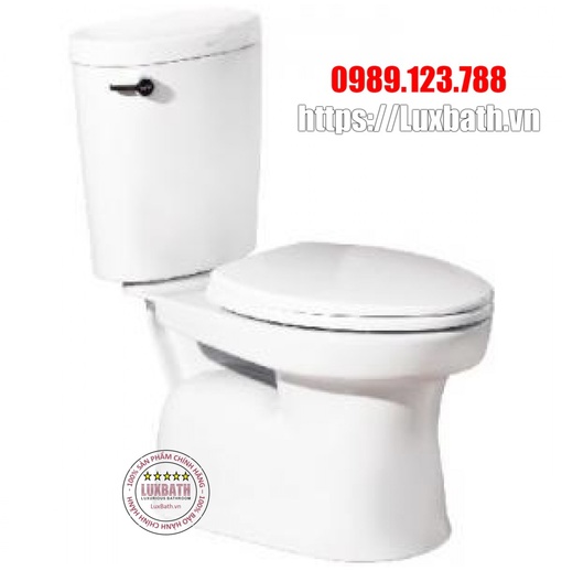 Bàn Cầu 2 Khối nắp êm COTTO C1388 Timon Xả Gạt