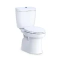 Bàn Cầu 2 Khối Nắp Rơi Êm COTTO C13882 Titan Xả Nhấn