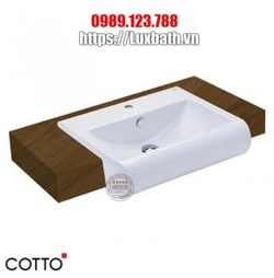 Chậu Rửa Lavabo COTTO C02237 Riviera Bán Dương Bàn