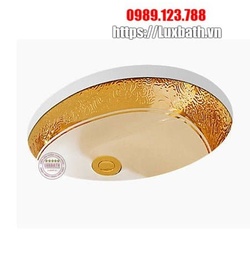 Chậu rửa lavabo âm bàn mạ vàng Kohler K-14008T-PD-0