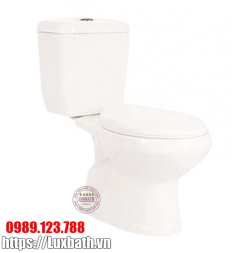 Bàn Cầu 2 Khối Năp êm Hảo Cảnh HC V10 NE