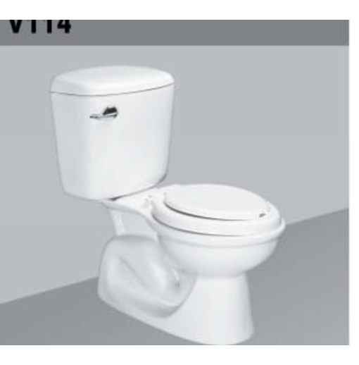 Bàn cầu 2 khối trẻ em xả gạt nắp thường Hảo Cảnh HC V114