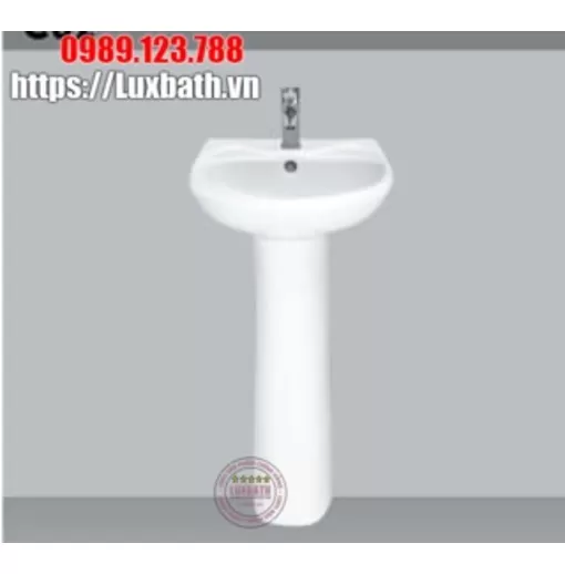 Chậu Lavabo Treo Tường Chân Đứng Hảo Cảnh HC C02