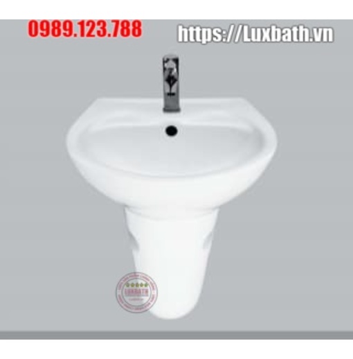 Chậu Rửa Mặt Treo Tường Chân Lửng Hảo Cảnh HC C05