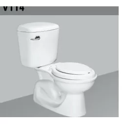 Bàn cầu 2 khối trẻ em xả gạt nắp thường Hảo Cảnh HC V114