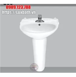 Chậu Lavabo Treo Tường Chân Đứng Hảo Cảnh HC C08