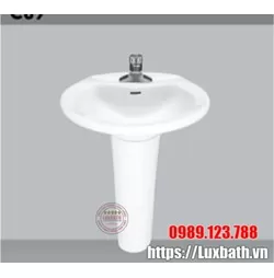 Chậu Lavabo Treo Tường Hảo Cảnh HC C09
