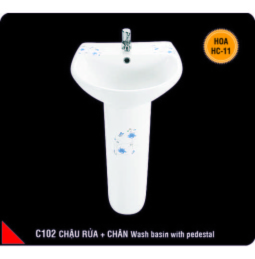 Chân chậu treo tường Hảo Cảnh HC HC11