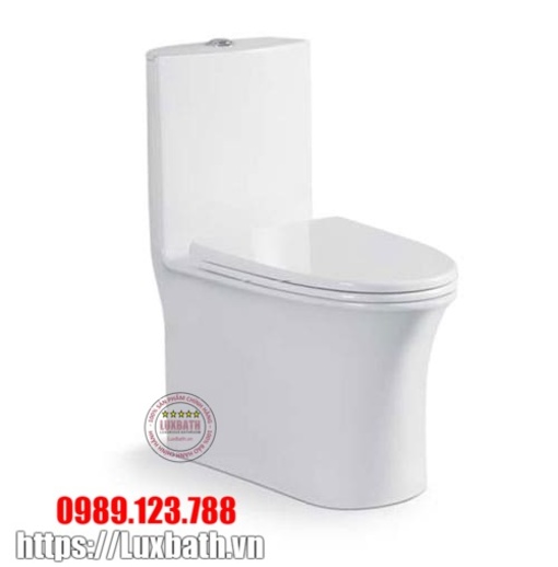 Bồn cầu 1 khối xả nhấn nắp êm Royal Join RA-6691