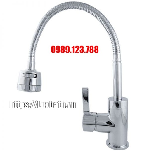 Vòi Rửa bát nóng lạnh cần mềm Royal RA-108