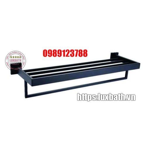 Thanh treo khăn phòng tắm Inox đen Royal RA-200