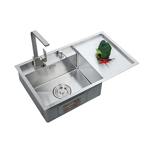 Chậu rửa bát 1 hố 1 bàn phải Royal T8348