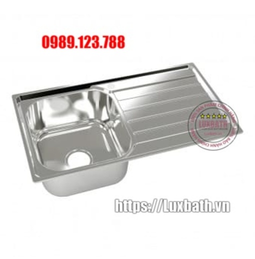 Chậu rửa bát inox 1 hố 1 bàn Tân Á RE311