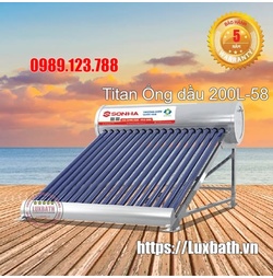 Thái Dương Năng Sơn Hà 200L Titan Ống Dầu TDN T200
