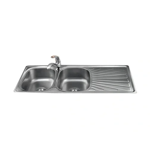 Chậu Rửa Bát Sơn Hà 2 hố 1 bàn phải 2HB1200 1,2m