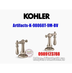 Tay chỉnh vòi bồn tắm Kohler Artifacts K-98068T-9M-BV đồng mờ