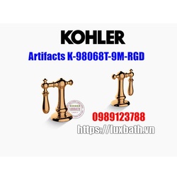 Tay chỉnh vòi bồn tắm Kohler Artifacts K-98068T-9M-RGD vàng hồng