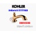 Thân vòi bồn tắm Kohler Artifacts K-72777T-RGD vàng hồng