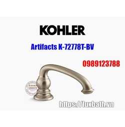 Thân vòi bồn tắm Kohler Artifacts K-72778T-BV đồng mờ