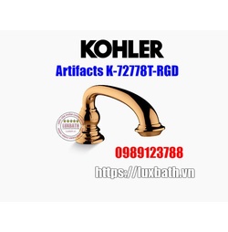 Thân vòi bồn tắm Kohler Artifacts K-72778T-RGD vàng hồng