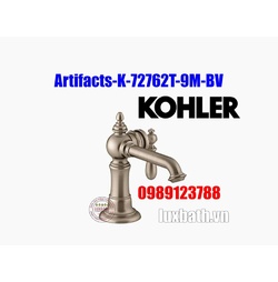 Vòi chậu rửa tay Kohler Artifacts K-72762T-9M-BV đồng mờ