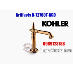 Thân vòi chậu rửa Kohler Artifacts 72760T-RGD màu vàng hồng