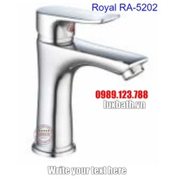 Vòi chậu lavabo 1 lỗ nóng lạnh Royal RA-5202
