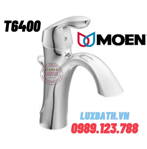 Vòi Lavabo 1 Lỗ Nóng Lạnh Moen T6400