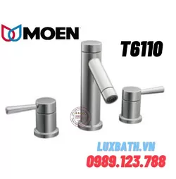 Vòi Lavabo 3 Lỗ Nóng Lạnh Moen T6110