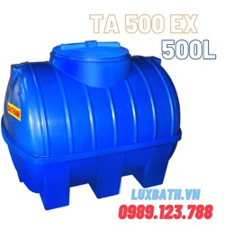 Bồn nước Tân Á 500L ngang nhựa TA 500EX N