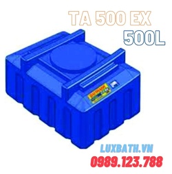 Bồn nước Tân Á 500l ngang nhựa vuông TA 500 EX (Dừng sản xuất)