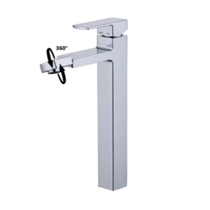 Vòi Lavabo Cổ Cao 1 Lỗ Nóng Lạnh Ecofa E-7001LA