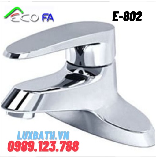 Vòi Lavabo nóng lạnh Hàn Quốc Ecofa E-802