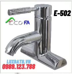 Vòi Lavabo 3 Lỗ Nóng Lạnh Ecofa E-502