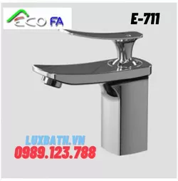 Vòi Lavabo 3 Lỗ Nóng Lạnh Ecofa E-711