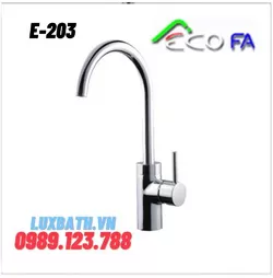 Vòi rửa bát cần cứng gắn chậu Hàn Quốc Ecofa E-203
