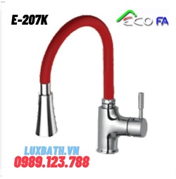 Vòi rửa bát gắn chậu cần chun Ecofa E-207K