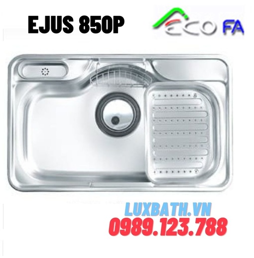 Chậu rửa bát 1 hố Hàn Quốc Ecofa EJUS 850P SUS304 85x52cm
